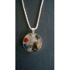 Gemstone Energy Pendant - Courage and Protection, Balance and Harmony.  Reference No. A1